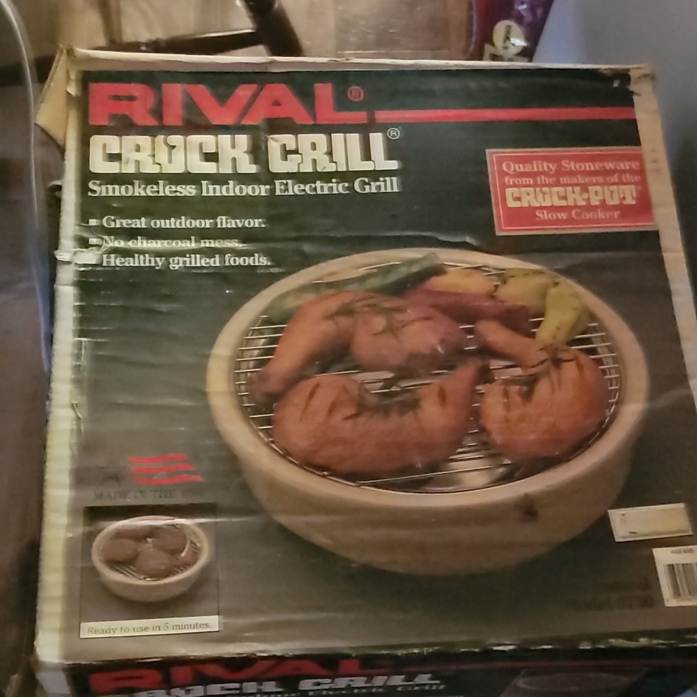 Vintage smokeless indoor grill